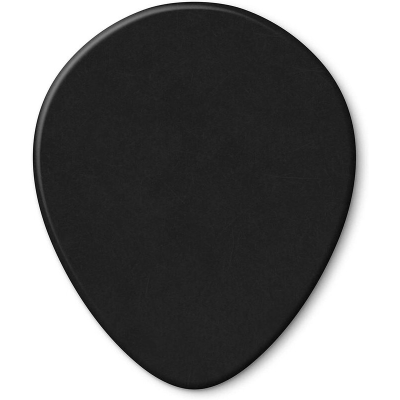 Медіатор Dunlop 485R03HV Genuine Celluloid Black Tear Drop Guitar Pick (1 шт.)