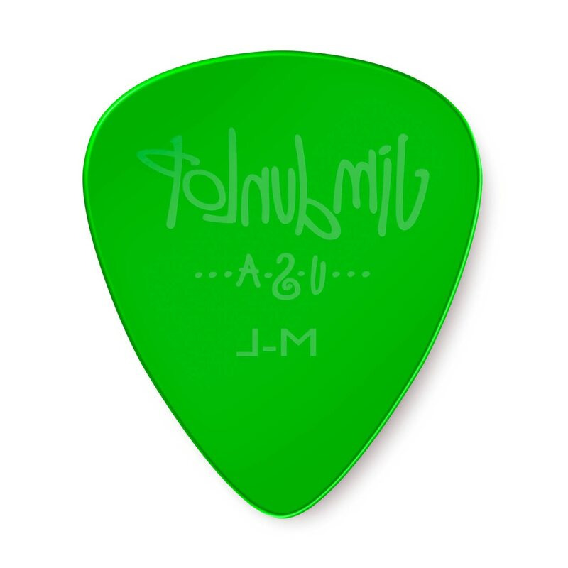 Медиатор Dunlop 4861 Gels Green Medium Light Guitar Pick (1 шт.)