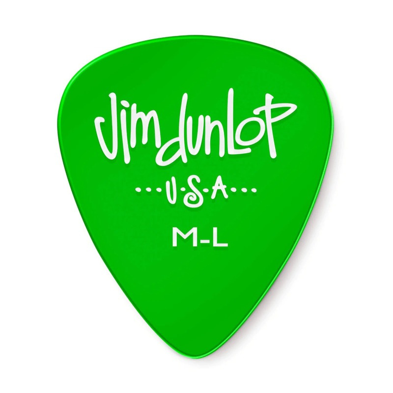 Медиаторы Dunlop 486PML Gels Green Medium Light Player's Pack (12 шт.)