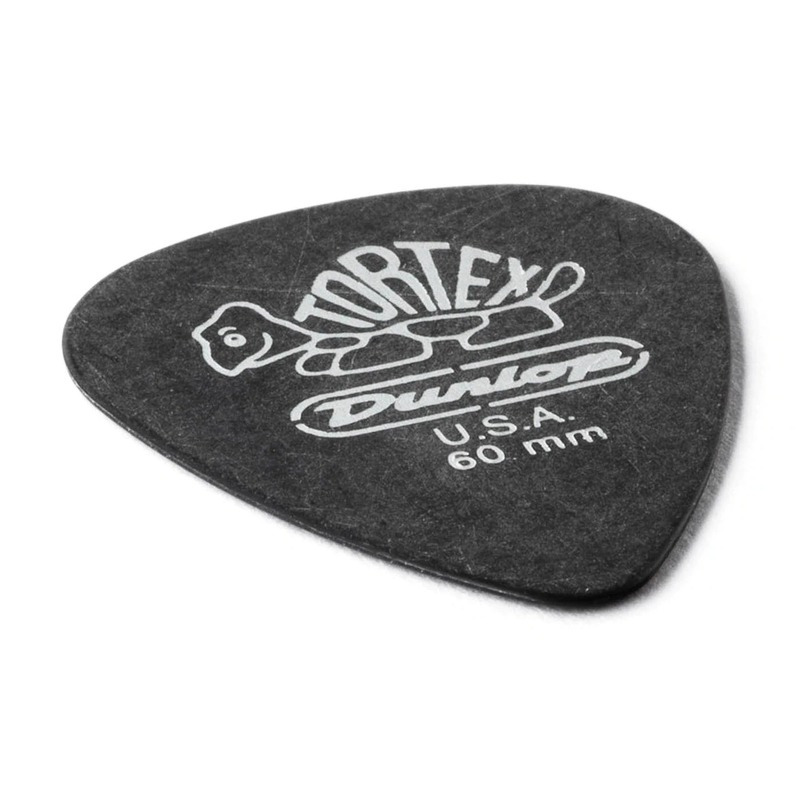 Медиаторы Dunlop 488P.60 Tortex Pitch Black Standard Player's Pack 0.60 mm (12 шт.)