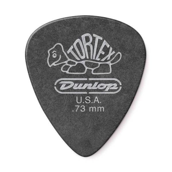 Медіатори Dunlop 488P.73 Tortex Pitch Black Player's Pack 0.73 mm (12 шт.)