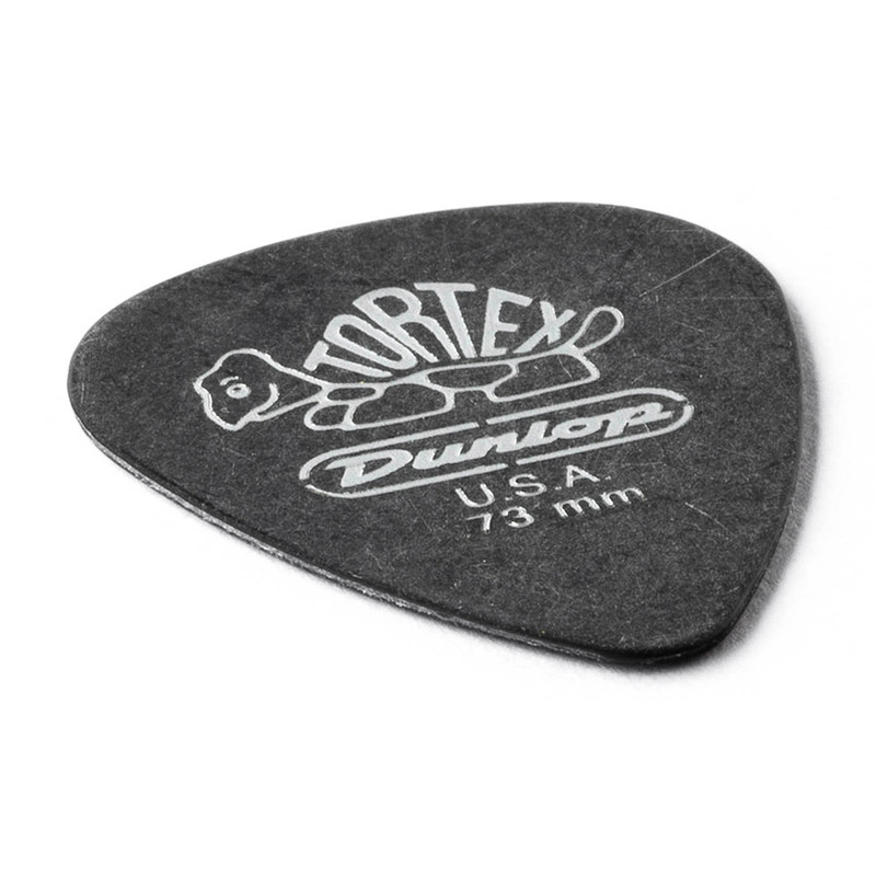 Медіатори Dunlop 488P.73 Tortex Pitch Black Player's Pack 0.73 mm (12 шт.)