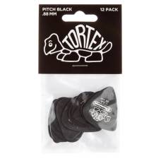 Медиаторы Dunlop 488P.88 Tortex Pitch Black Standard Player's Pack 0.88 mm (12 шт.)