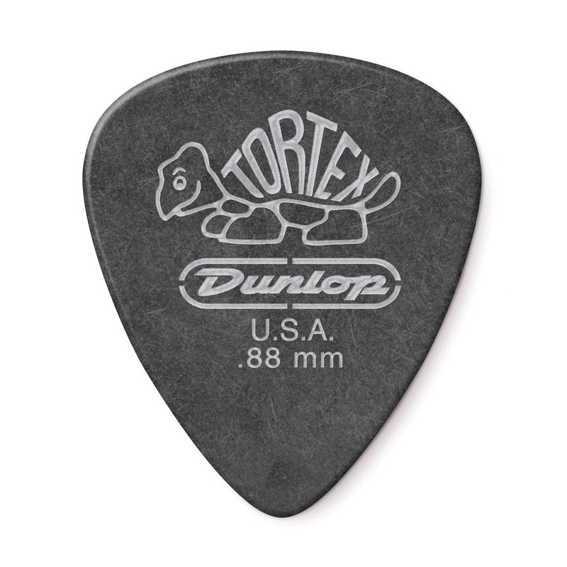 Медиаторы Dunlop 488P.88 Tortex Pitch Black Standard Player's Pack 0.88 mm (12 шт.)
