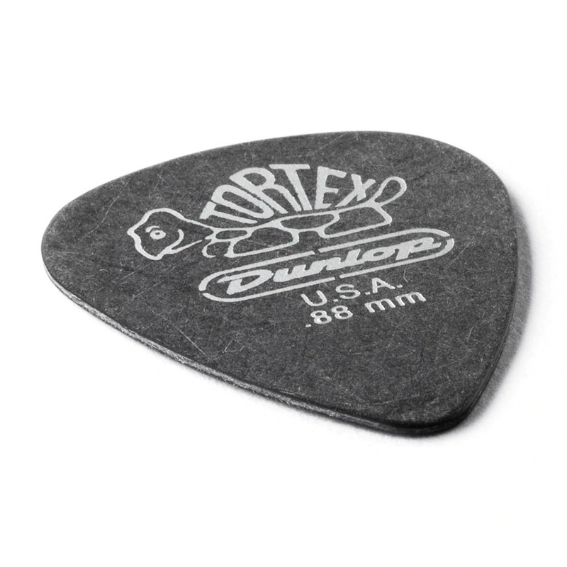 Медиаторы Dunlop 488P.88 Tortex Pitch Black Standard Player's Pack 0.88 mm (12 шт.)