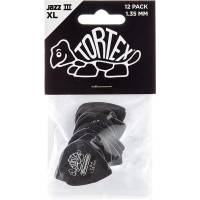 Медиаторы Dunlop 498P1.35 Tortex Jazz III XL Player's Pack 1.35 mm (12 шт.)