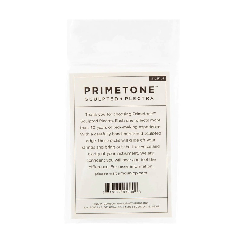 Медіатори Dunlop 512P1.4 Primetone Triangle Sculpted Plectra Grip Player's Pack 1.4 mm (3 шт.)
