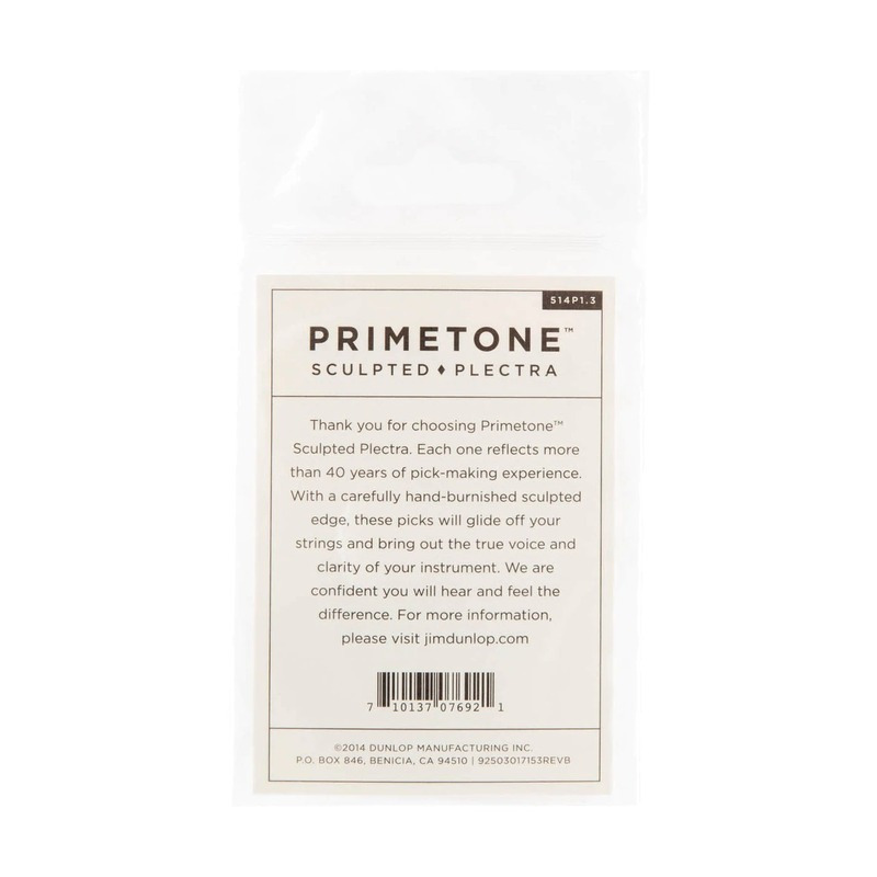 Медіатори Dunlop 514P1.3 Primetone Semi Round Grip Player's Pack 1.3 mm (3 шт.)