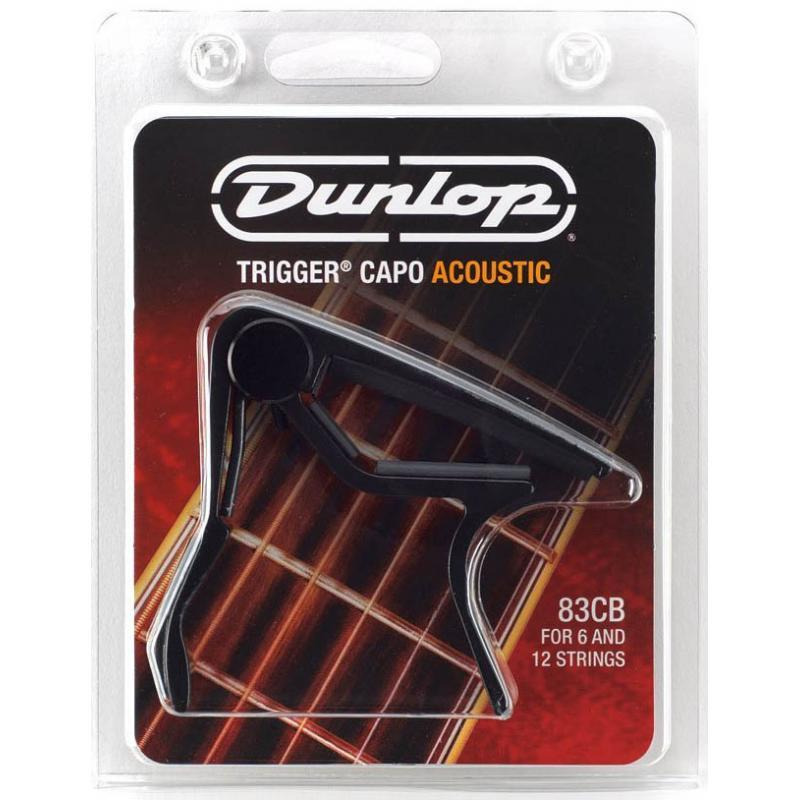 Каподастр Dunlop 83CB Acoustic Trigger Capo Black