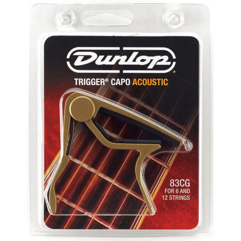 Каподастр Dunlop 83CG Acoustic Trigger Capo Gold