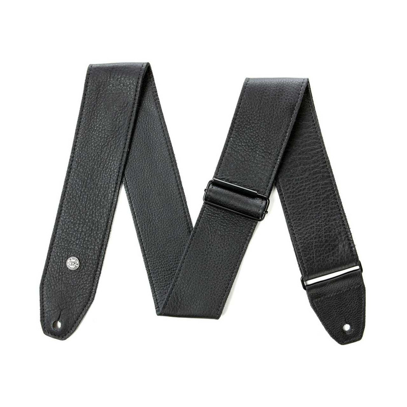 Ремінь для гітари DUNLOP BMF15BK BMF TRI-GLIDE LEATHER BLACK STRAP