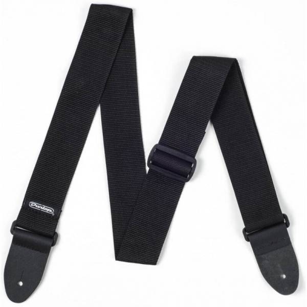 Ремень для гитары Dunlop D07-01BK Guitar Poly Strap Black