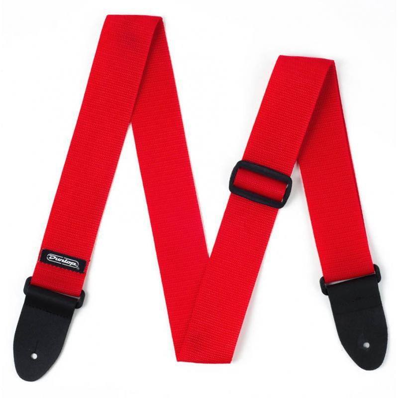 Ремінь для гітари Dunlop D07-01RD Guitar Poly Strap Red