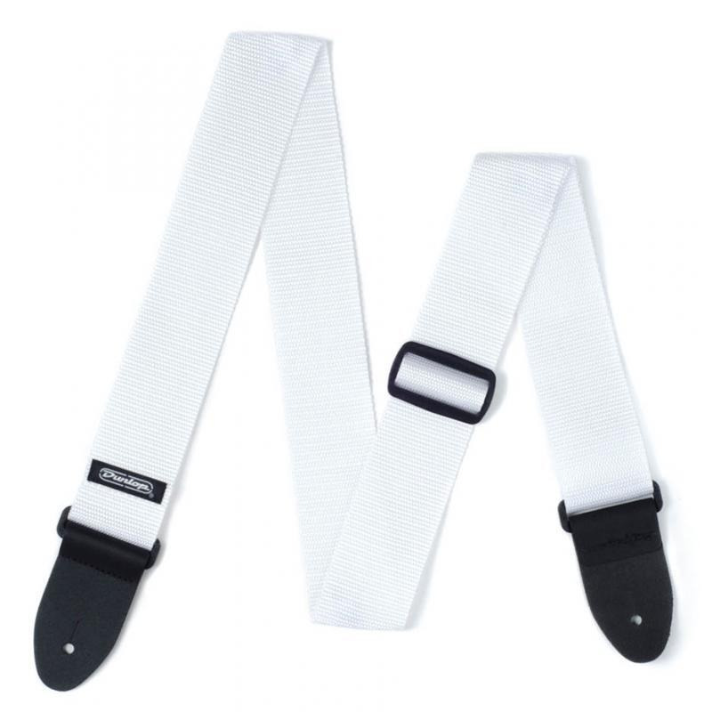 Ремень для гитары Dunlop D07-01WH Guitar Poly Strap White