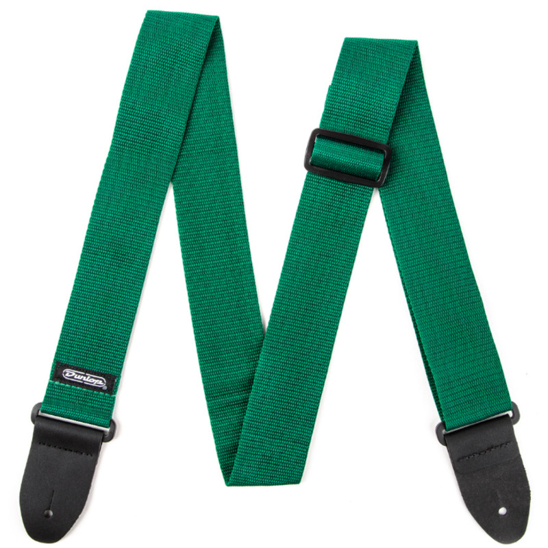 Ремень для гитары Dunlop D07-01RG Guitar Poly Strap Green