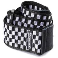 Ремень для гитары Dunlop D3831BK Black & White Checkered Strap
