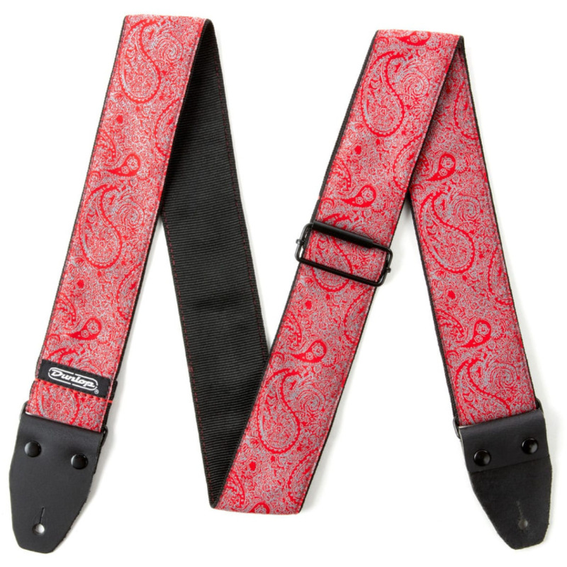Ремень для гитары Dunlop D67-11 Jacquard Paisley Red