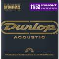 Струны для акустической гитары Dunlop DAB1152 Bronze 80/20 Medium Light 11/52