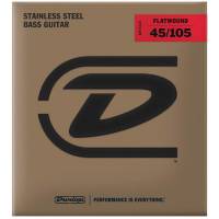 Струни для бас-гітари Dunlop DBFS45105 Stainless Steel Flatwound Medium 45/105