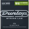 Струны для электрогитары Dunlop DEN1052 Light Top/Heavy Bottom Nickel Plated Steel 10/52