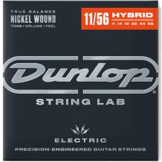 Струны для электрогитары Dunlop DEN1156 Electric Nickel Performance + 11/56