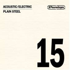 Струна Dunlop DPS15 Plain Steel String .015