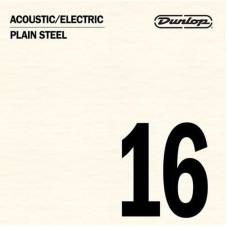 Струна Dunlop DPS16 Plain Steel String .016