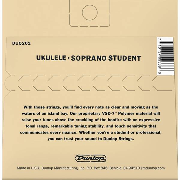 Струны для укулеле Dunlop DUQ201 Soprano Student 