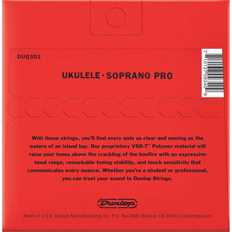 Струни для укулеле Dunlop DUQ301 Soprano Pro