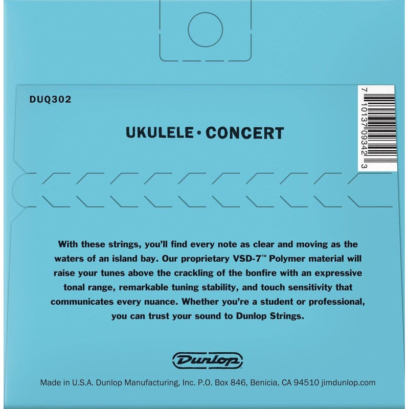 Струны для укулеле Dunlop DUQ302 Concert
