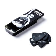 Медиаторы Dunlop JCPT01M Johnny Cash Memphis Medium Pick Tin (6 шт.)