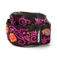 Ремінь для гітари DUNLOP JIMI HENDRIX BLACKLIGHT MONTEREY PINK STRAP