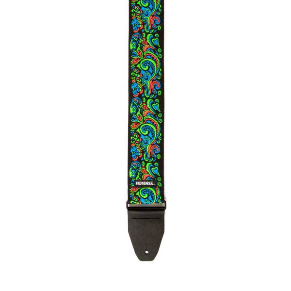 Ремінь для гітари DUNLOP JIMI HENDRIX BLACKLIGHT LOVE DROPS BLUE STRAP