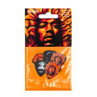 Медиаторы DUNLOP JIMI HENDRIX '69 PSYCH SERIES VOODOO FIRE GUITAR PICK (HEAVY) (6 шт.)