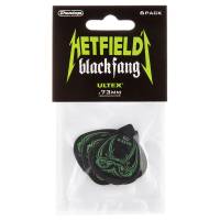 Медиаторы Dunlop PH112P.73 Hetfield's Black Fang Player's Pack 0.73 mm (6 шт.)
