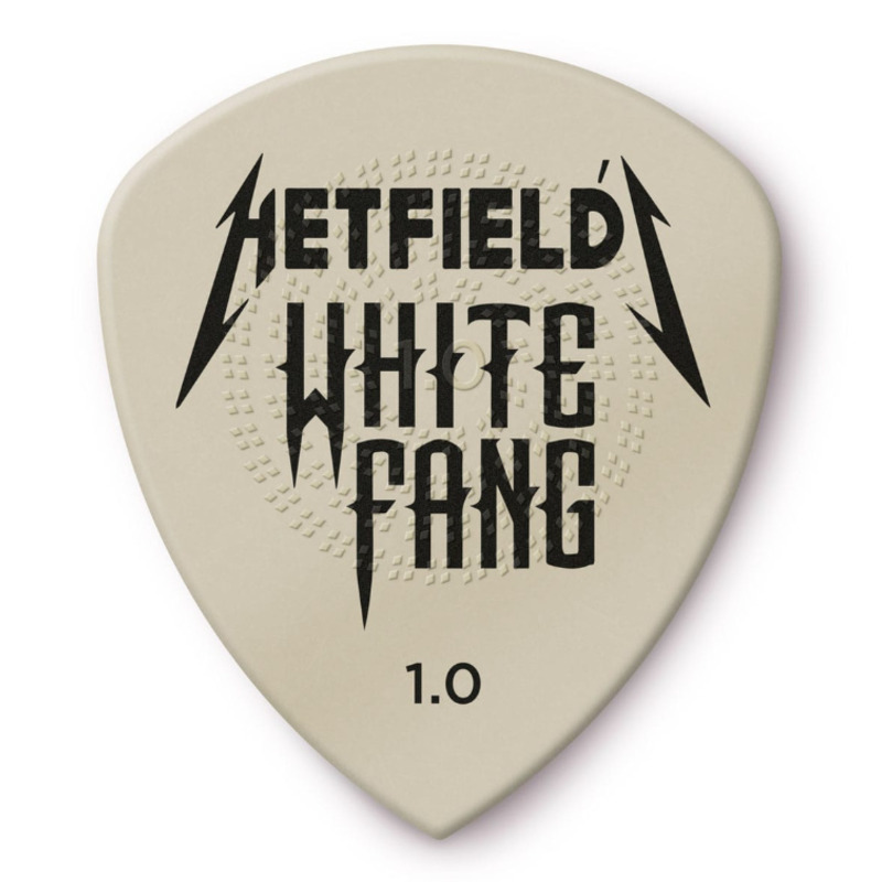 Медиатор Dunlop PH122R1.0 James Hetfield Signature White Fang Flow 1.00 mm