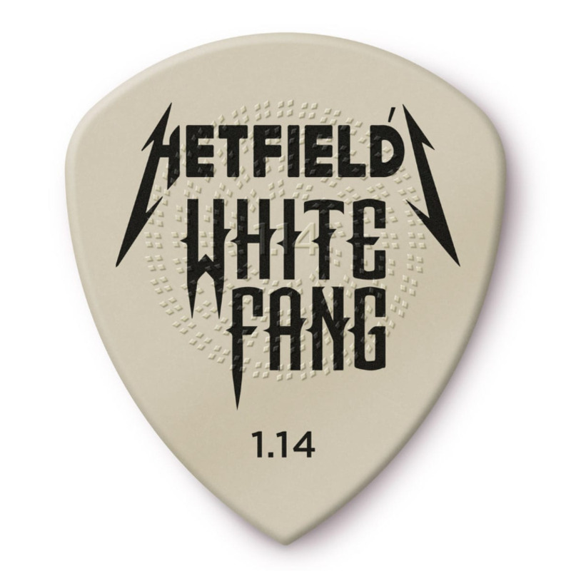 Медиатор Dunlop PH122R1.14 James Hetfield Signature White Fang Flow 1.14 mm