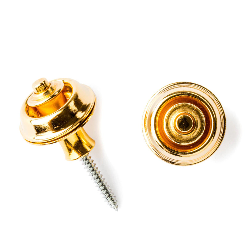 Стреплоки для ременя Dunlop SLS1104G Strap Retainers Original - 24KT Gold