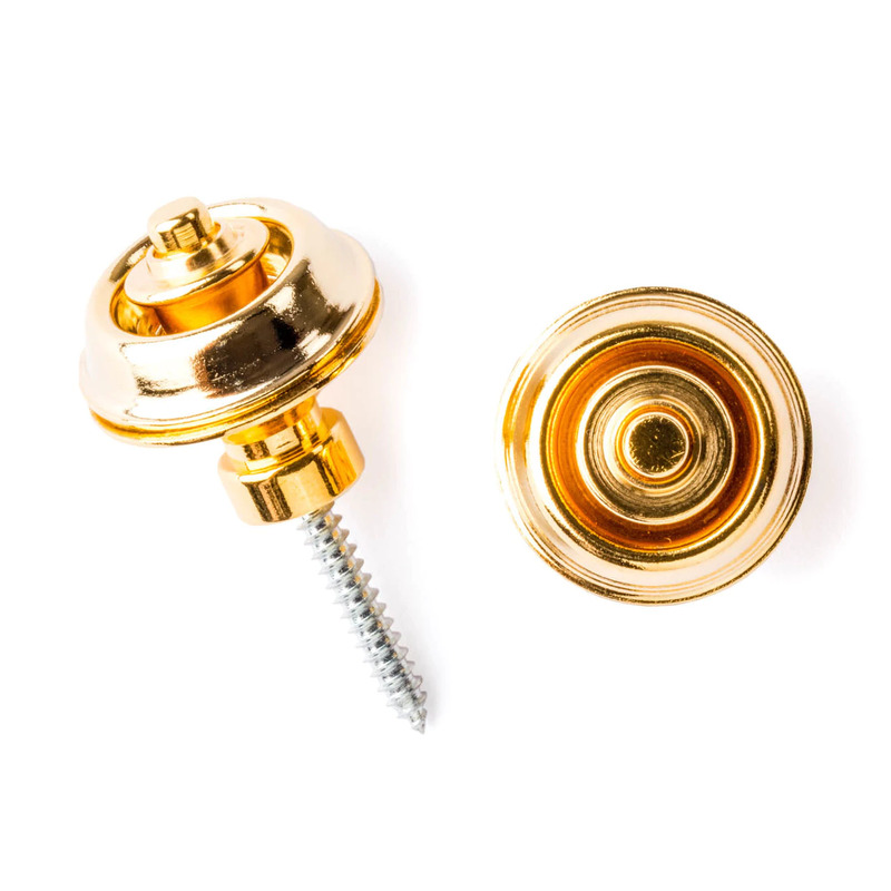 Стреплоки для ременя Dunlop SLS1504G Strap Retainers Traditional - 24KT Gold