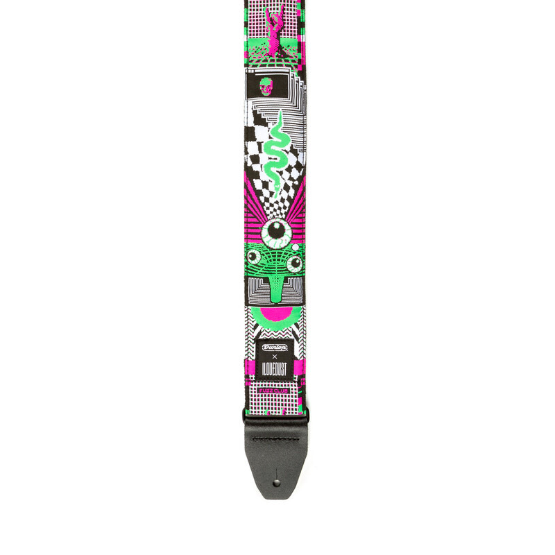 Ремінь для гітари DUNLOP ILD14 ILOVEDUST MNEMONIC FUZZ STRAP