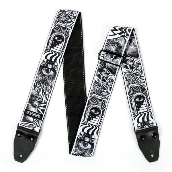 Ремень для гитары DUNLOP ILD04 ILOVEDUST SKULLS STRAP