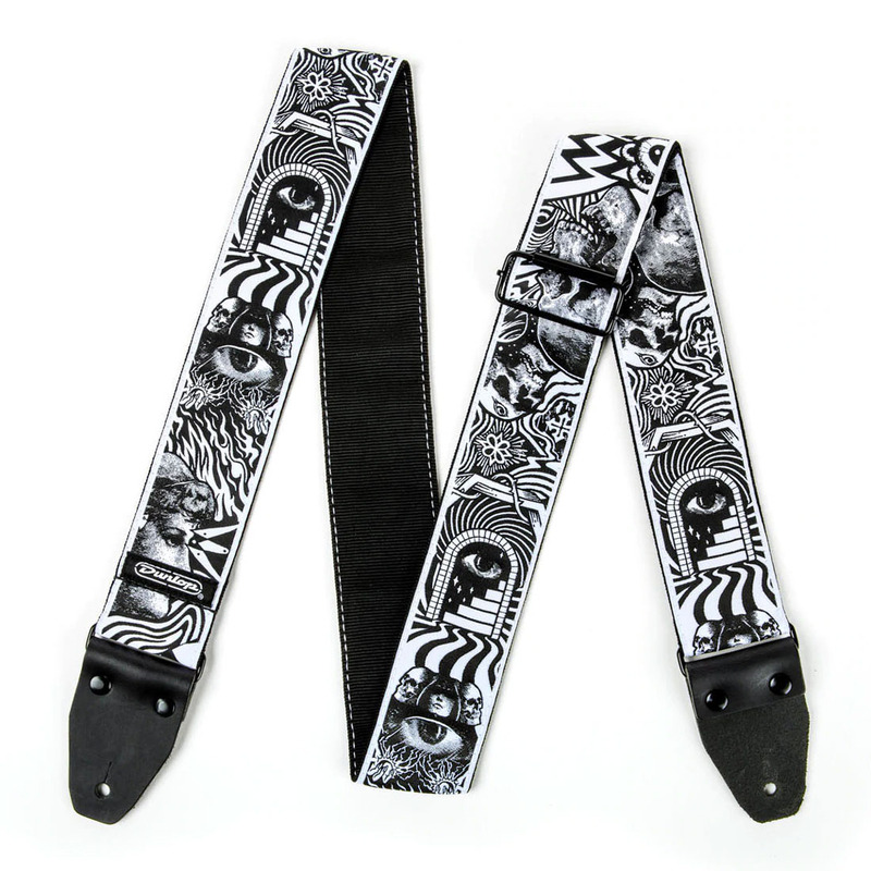Ремень для гитары DUNLOP ILD04 ILOVEDUST SKULLS STRAP