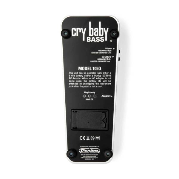 Педаль эффектов DUNLOP CRY BABY BASS WAH
