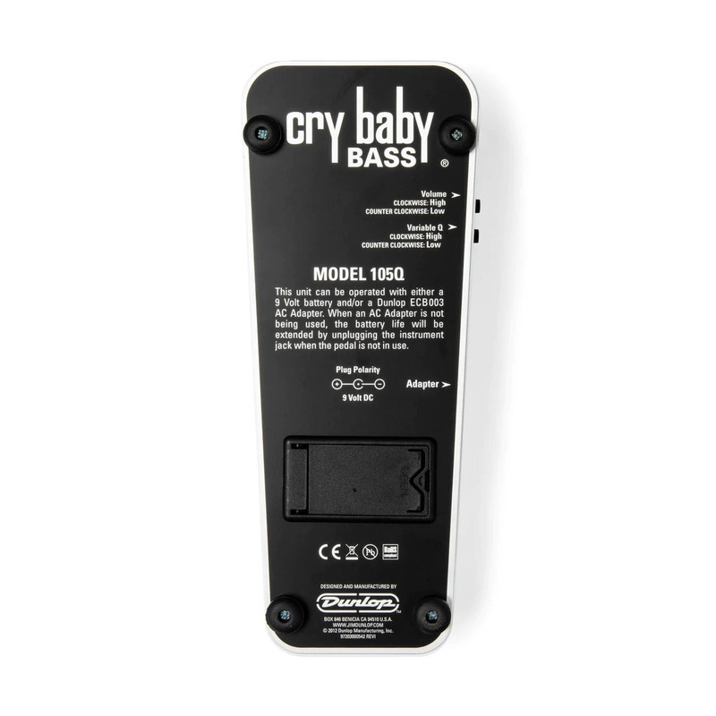 Педаль ефектів DUNLOP CRY BABY BASS WAH