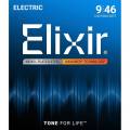 Струны для электрогитары Elixir 12027 Nanoweb Nickel Plated Steel Custom Light 9/46