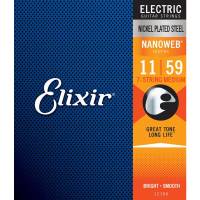 Струны для электрогитары Elixir 12106 Nanoweb Nickel Plated Steel 7-String Medium 11/59