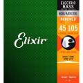 Струны для бас-гитары Elixir 14087 Nanoweb Coated Nickel Plated Steel Light/Medium Extra Long Scale 45/105