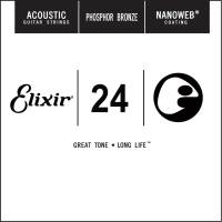 Струна Elixir 14124 Nanoweb Phosphor Bronze .024