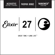 Струна Elixir 14127 Nanoweb Phosphor Bronze .027