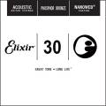 Струна Elixir 14130 Nanoweb Phosphor Bronze .030